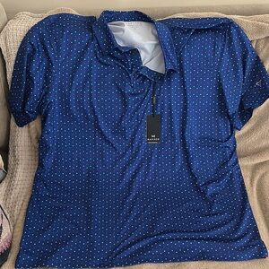 Maelreg performance polo patriotic stars 3xl new